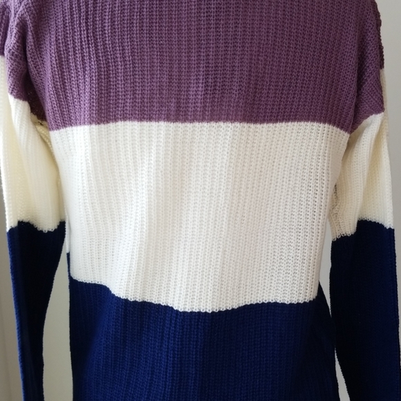 Evelyn Taylor Color Block Cardigan - Picture 5 of 8